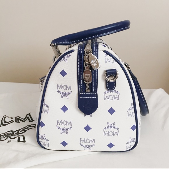 | MCM | Visetos Crossbody Boston Bag with Charms | - Picture 5 of 17